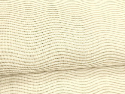 平和屋着物＊夏物 絽綴れ 八寸名古屋帯 よろけ縞 薄卵色 正絹 逸品 DAAZ4222cm