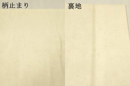 平和屋着物＊夏物 六通柄 本袋帯 杜若 金糸 正絹 逸品 DAAZ4225cm