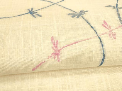 平和屋着物＊夏物 八寸名古屋帯 草葉文 DAAZ4226cm