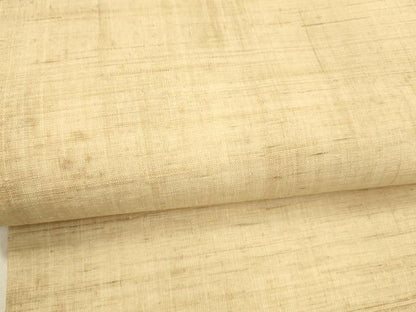 平和屋着物＊夏物 九寸名古屋帯 淡香色 麻 逸品 DAAZ4231cm