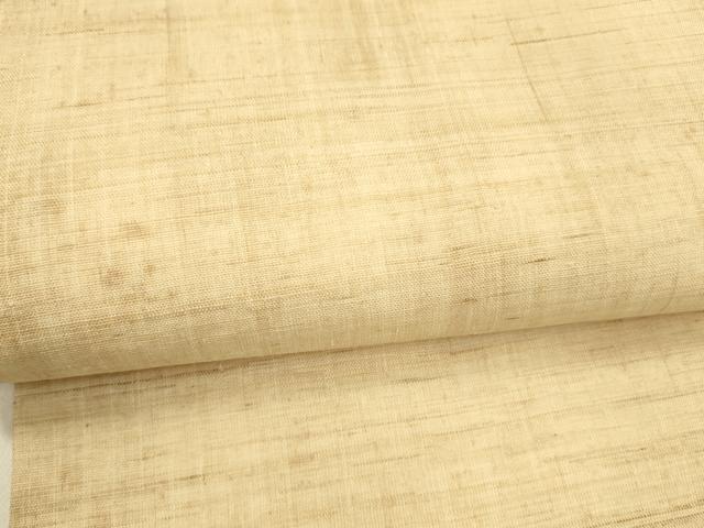 平和屋着物＊夏物 九寸名古屋帯 淡香色 麻 逸品 DAAZ4231cm