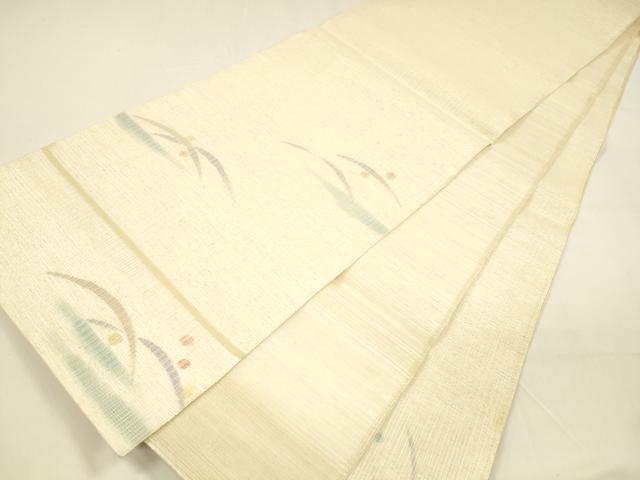 平和屋着物＊夏物 太鼓柄袋帯 露芝文 兎 楽器 演奏 正絹 逸品 DAAZ4241cm