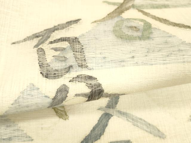平和屋着物＊夏物 太鼓柄袋帯 春夏秋冬 正絹 逸品 DAAZ4252cm