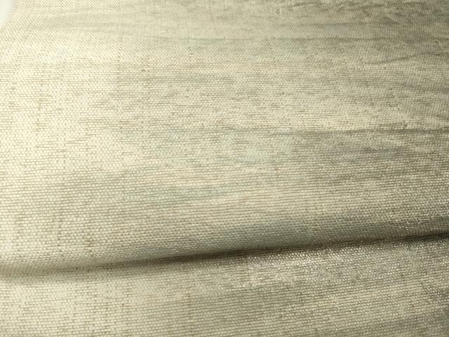 平和屋着物＊夏物 両面 全通柄袋帯 霞文 抽象丸文 銀彩 正絹 逸品 DAAZ4265cm