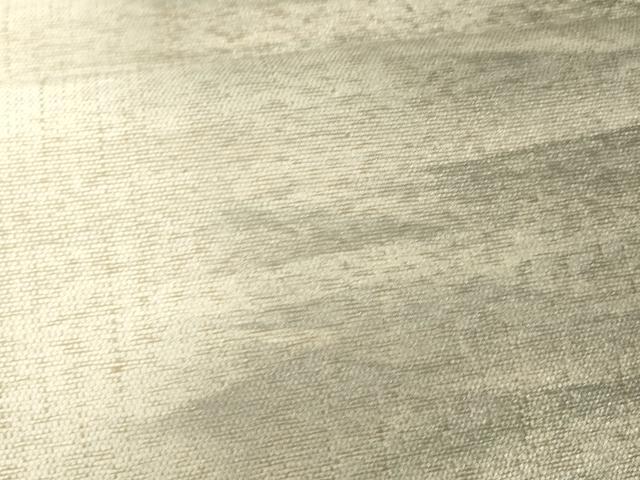 平和屋着物＊夏物 両面 全通柄袋帯 霞文 抽象丸文 銀彩 正絹 逸品 DAAZ4265cm