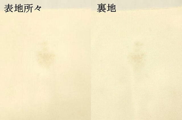 平和屋着物＊夏物 老舗織元 泰生織物 太鼓柄 本袋帯 花蝶丸文 金銀糸 正絹 逸品 DAAZ4267cm