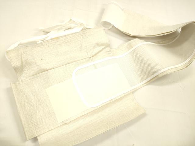 平和屋着物＊夏物 ワンタッチつけ帯 跳び兎 金銀糸 やまと誂製 箱