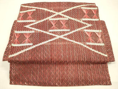 平和屋着物＊夏物 ワンタッチつけ帯 抽象文様 正絹 逸品 DAAZ4274cm