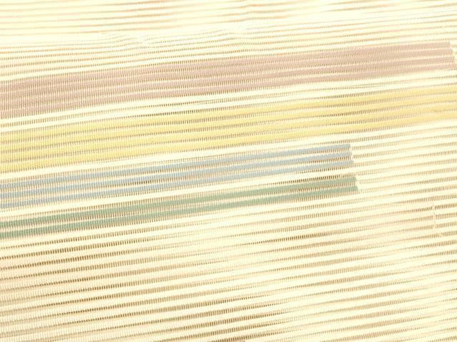 平和屋着物＊夏物 絽綴れ 八寸名古屋帯 横段文 正絹 逸品 DAAZ4276cm