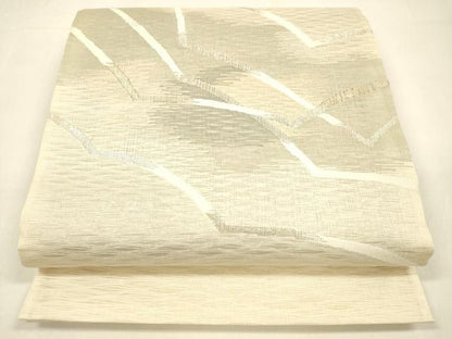 平和屋着物＊夏物 太鼓柄袋帯 抽象文様 金銀糸 正絹 逸品 DAAZ4279cm