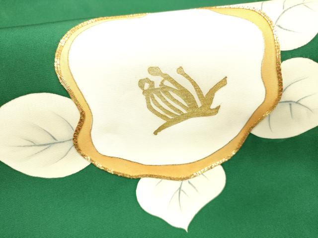 平和屋着物●塩瀬 九寸名古屋帯 手描き 駒刺繍 草花文 金彩 正絹 逸品 DAAZ4293cm