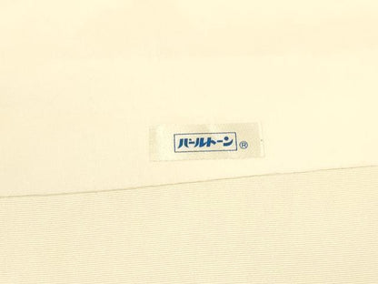 平和屋着物●塩瀬 九寸開き名古屋帯 手描き 草花文 正絹 逸品 DAAZ4354cm