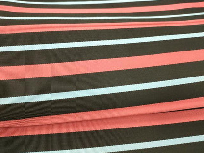 平和屋着物●綴れ　九寸名古屋帯　横段文　正絹　逸品　DAAZ4365cm