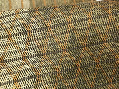 平和屋着物▽スリーシーズン 春夏秋 六通柄袋帯 組織 抽象文様 金糸 正絹 逸品 DAAZ4419cm
