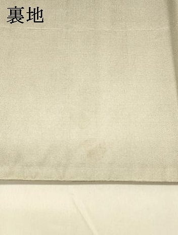 平和屋着物●六通柄袋帯　名物裂　亀甲更紗花文　正絹　逸品　DAAZ4434cm