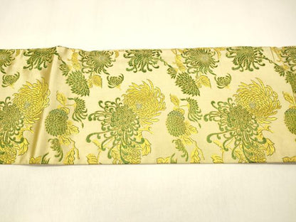 平和屋着物●アンティーク 大正ロマン つけ帯 乱菊 金糸 正絹 逸品 DAAZ4519cm
