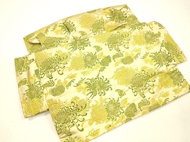 平和屋着物●アンティーク 大正ロマン つけ帯 乱菊 金糸 正絹 逸品 DAAZ4519cm