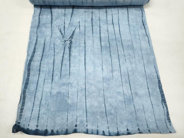 平和屋着物＊夏物　長襦袢　反物　着尺　杢目絞り　逸品　未使用　DAAZ4999we