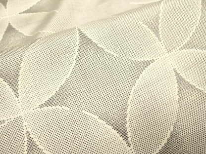 平和屋着物●本場大島紬　白大島　七宝文　正絹　逸品　DAAZ5043du