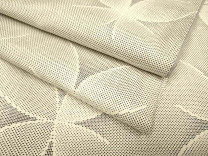 平和屋着物●本場大島紬　白大島　七宝文　正絹　逸品　DAAZ5043du