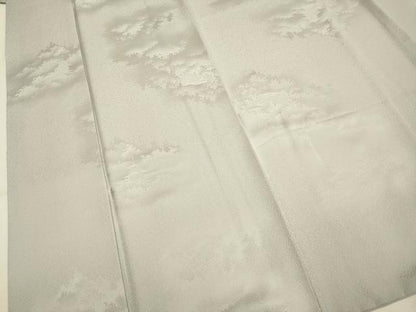 平和屋着物●上質な色無地 風景地紋 潤色 正絹 逸品 DAAZ5050du