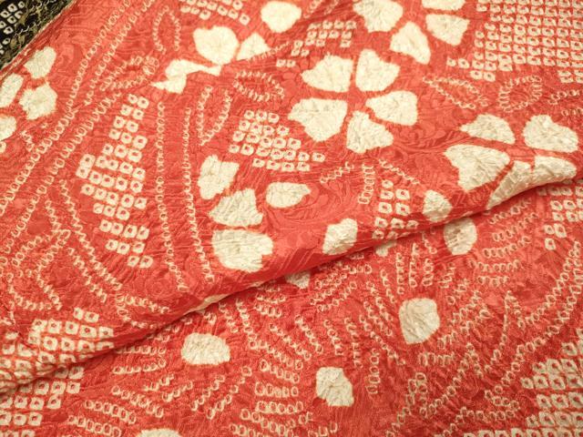 平和屋着物○豪華振袖 総絞り 飛鶴花松文 金彩 正絹 逸品 DAAZ5051du