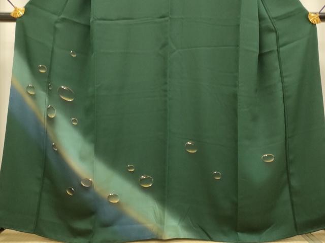 平和屋着物●訪問着　水玉　暈し染め　金彩　正絹　逸品　DAAZ5052du