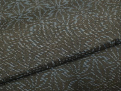 平和屋着物●本場大島紬 麻の葉文様 正絹 逸品 DAAZ5102du