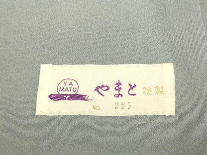 平和屋着物●十日町友禅作家　岡村蒼風　色留袖　風景花文　暈し染め　やまと謹製　正絹　逸品　DAAZ5122du