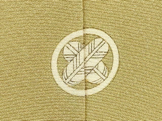 平和屋着物●上質な色無地 榛色 正絹 逸品 DAAZ5128du