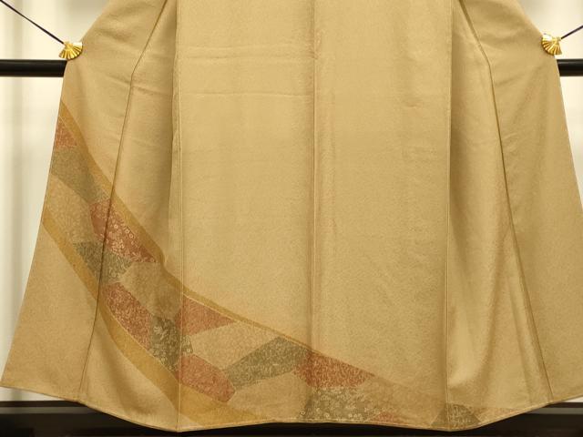 平和屋着物●訪問着　切嵌花鳥文　正絹　逸品　未使用　DAAZ5133du