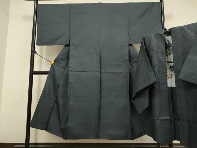 平和屋着物●男性　本場大島紬　アンサンブル　100亀甲　総詰め　正絹　逸品　DAAZ5135du