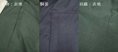 平和屋着物●男性　本場大島紬　アンサンブル　80亀甲　総詰め　正絹　逸品　DAAZ5136du