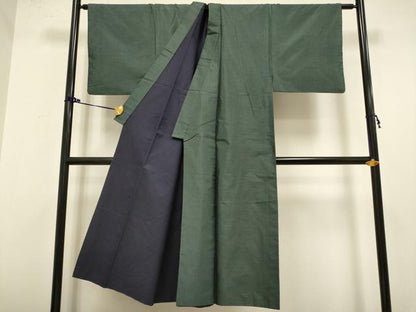 平和屋着物●男性　本場大島紬　アンサンブル　80亀甲　総詰め　正絹　逸品　DAAZ5136du