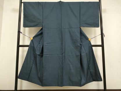 平和屋着物●男性　紬　アンサンブル　100亀甲　総詰め　正絹　逸品　未使用　DAAZ5138du