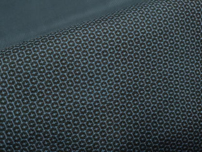 平和屋着物●男性　紬　アンサンブル　100亀甲　総詰め　正絹　逸品　未使用　DAAZ5138du
