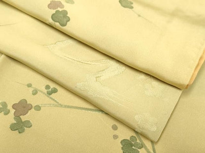平和屋着物▼上質な小紋　地紋起こし　枝梅文　暈し染め　正絹　逸品　DAAZ5170du