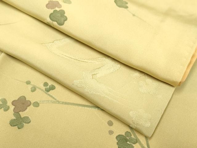 平和屋着物▼上質な小紋　地紋起こし　枝梅文　暈し染め　正絹　逸品　DAAZ5170du
