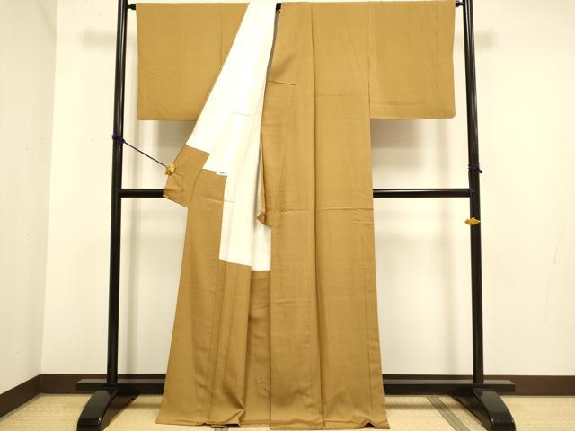平和屋着物●江戸小紋　草木染　鮫小紋柄　正絹　逸品　DAAZ5238du