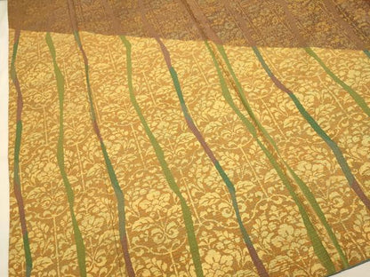 平和屋着物●訪問着　洋花間道　正絹　逸品　DAAZ5258du