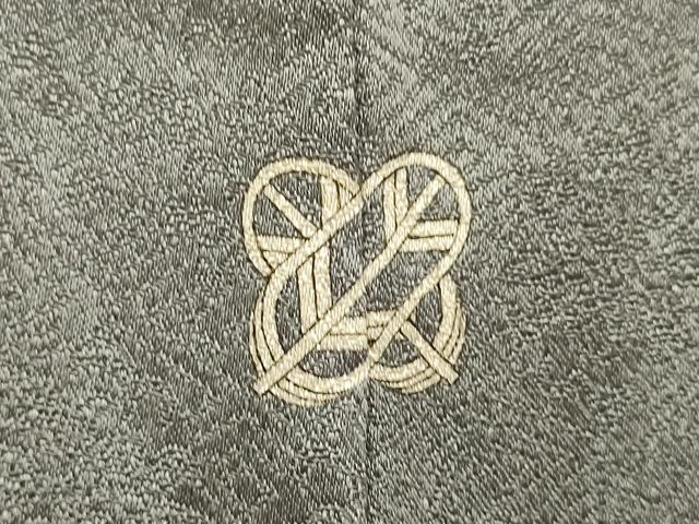 平和屋着物●訪問着　絞り　刺繍　露芝千鳥文　金彩　正絹　逸品　DAAZ5260du