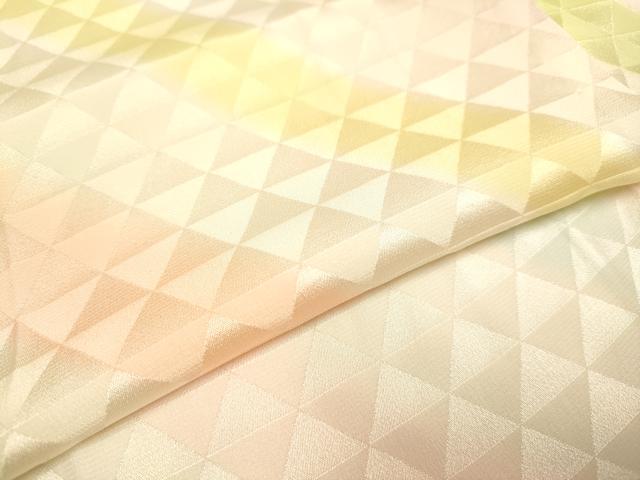 平和屋着物▼長襦袢　無双仕立て　斜線文　鱗地紋　暈し染め　正絹　逸品　DAAZ5261du