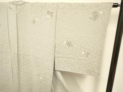 平和屋着物●訪問着　絞り　辻が花　正絹　逸品　DAAZ5270du