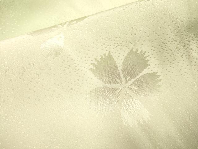 平和屋着物●長襦袢 無双仕立て 作家物 舞桜文 夢ぼかし 正絹 逸品 DAAZ5330du