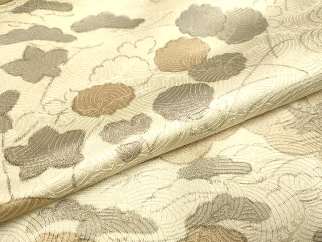平和屋着物▼上質な小紋　風景花文　正絹　逸品　DAAZ5335du