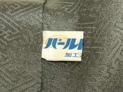 平和屋着物■訪問着　駒刺繍　草花文　金彩　正絹　逸品　DAAZ5371du
