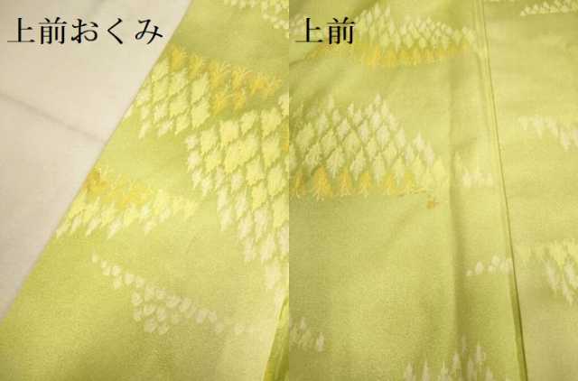 平和屋着物▼上質な小紋　樹林文　暈し染め　正絹　逸品　DAAZ5392du