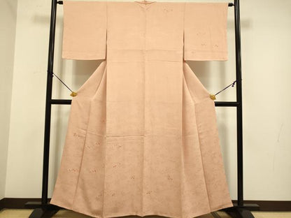 平和屋着物▼訪問着 総刺繍 枝花文 正絹 逸品 DAAZ5465du