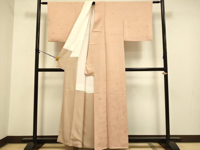 平和屋着物▼訪問着 総刺繍 枝花文 正絹 逸品 DAAZ5465du