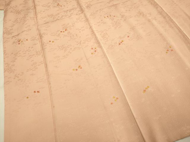 平和屋着物▼訪問着 総刺繍 枝花文 正絹 逸品 DAAZ5465du